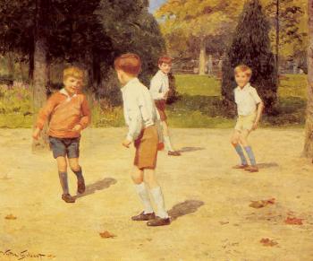 Victor Gabriel Gilbert : Boys Playing